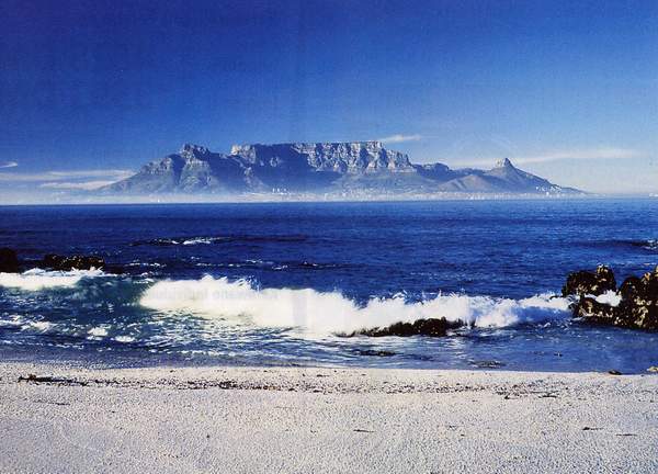 Blick vom Bloubergstrand